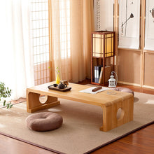 Cargar imagen en el visor de la galería, Mesa de centro en madera estilo japonés 60 x 40cm