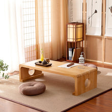 Cargar imagen en el visor de la galería, Mesa de centro en madera estilo japonés 60 x 40cm

